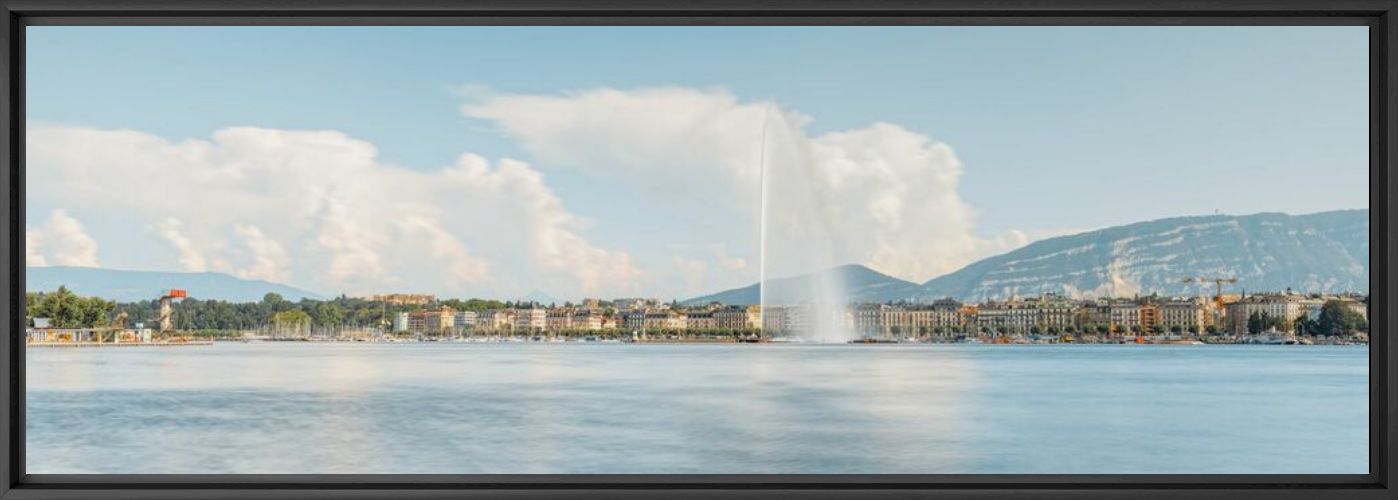 Photograph Geneve Skyline - JULES VALENTIN - Picture painting