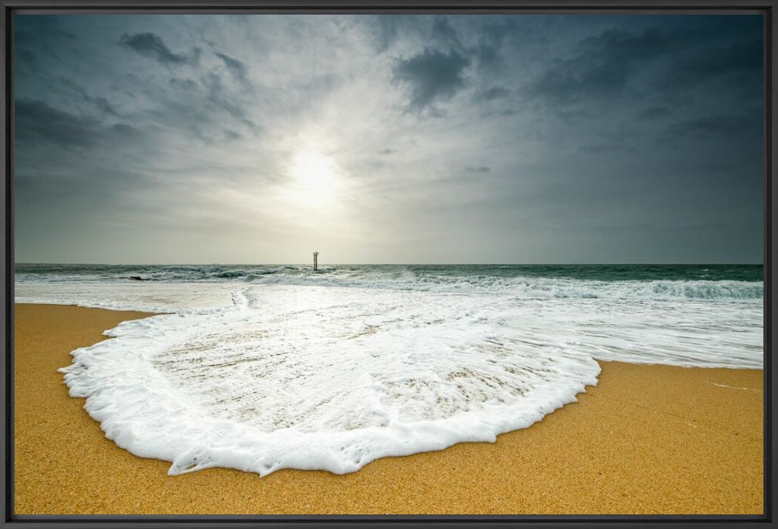 Kunstfoto Jeu d ecume - JULES VALENTIN - Foto schilderij