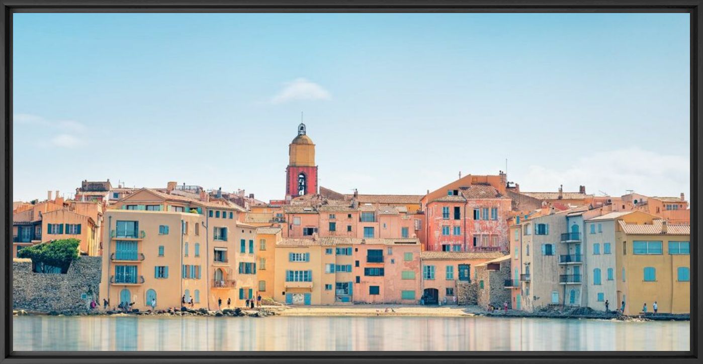 Kunstfoto LA PONCHE ST TROPEZ - JULES VALENTIN - Foto schilderij