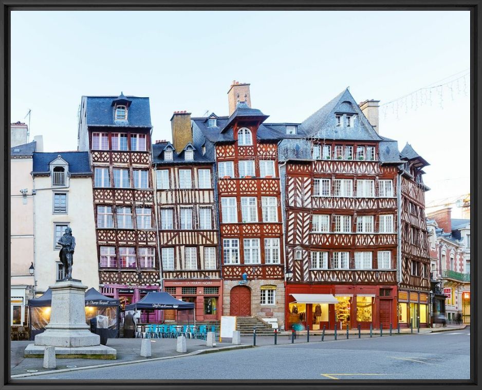 Photographie MAISONS A PANS DE BOIS - JULES VALENTIN - Tableau photo