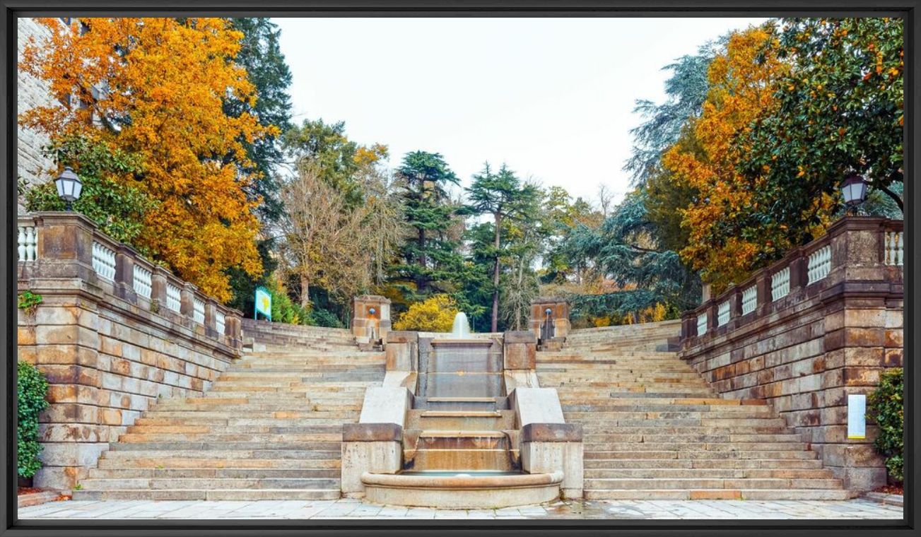 Kunstfoto PARC DU THABOR - JULES VALENTIN - Foto schilderij