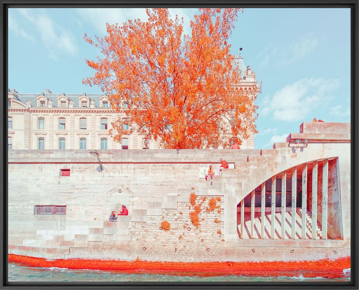 Fotografia Quai du marché neuf 2 - JULES VALENTIN - Pittura di immagini