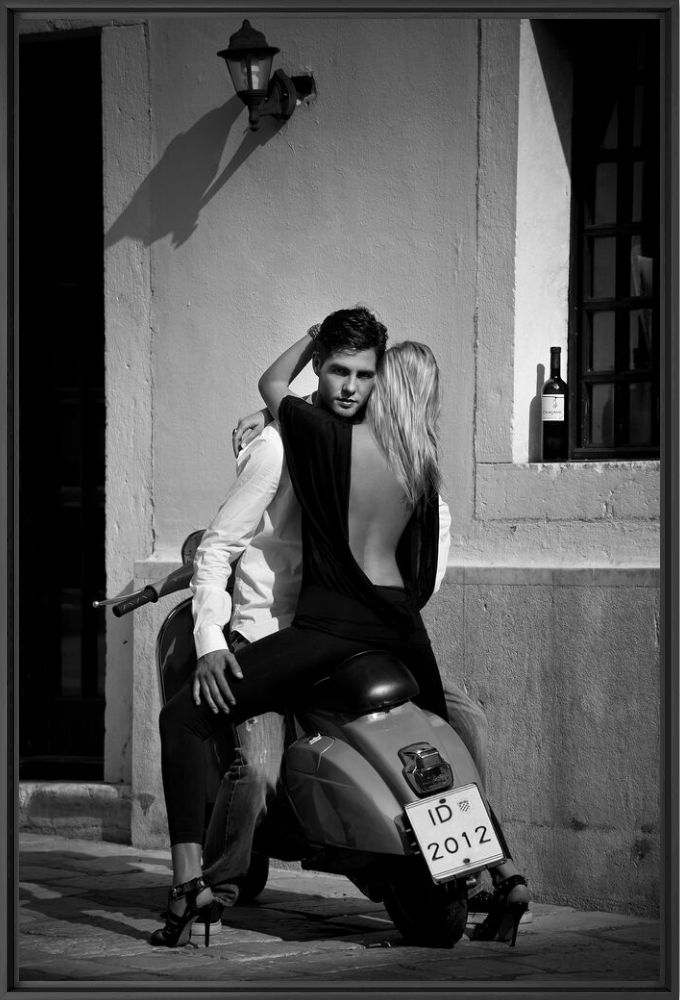 Photographie Vespa couple - Kamila Karpinska - Tableau photo