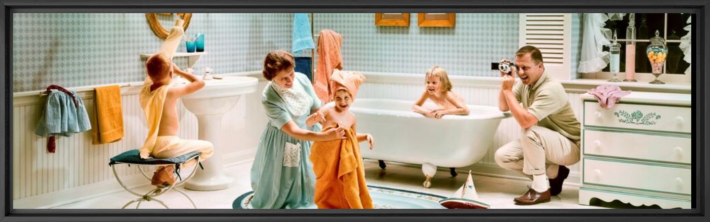 Kunstfoto SATURDAY NIGHT BATH 1964 - KODAK COLORAMA DISPLAY COLLECTION - LEE HOWICK - Foto schilderij