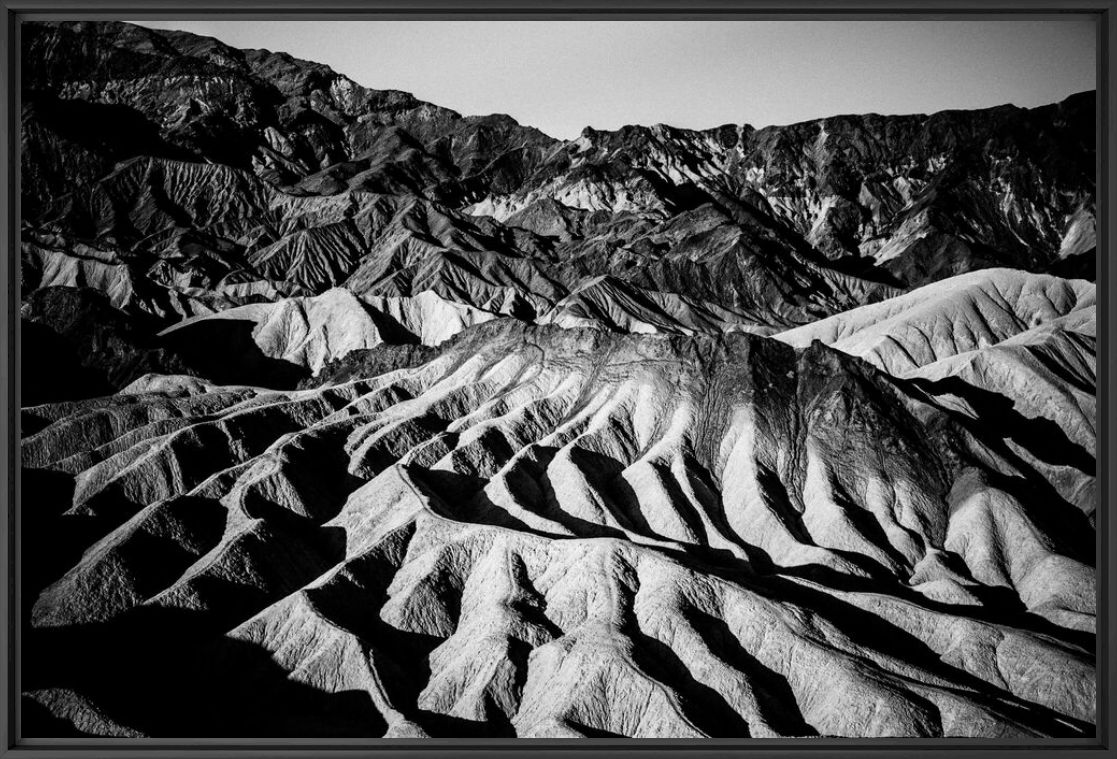 Kunstfoto Zabriskie Point Death Valley - LAURENT BAHEUX - Foto schilderij