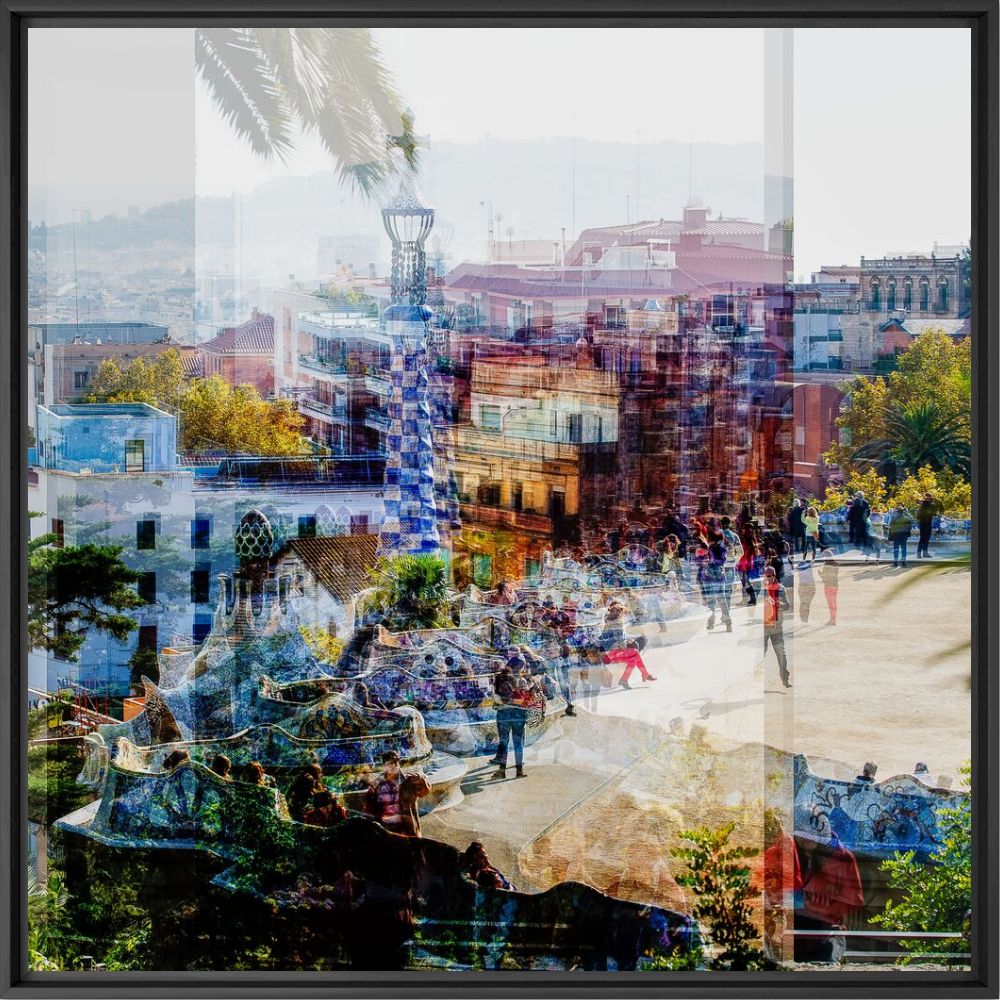 Kunstfoto BARCELONA PARC GÜELL - LAURENT DEQUICK - Foto schilderij