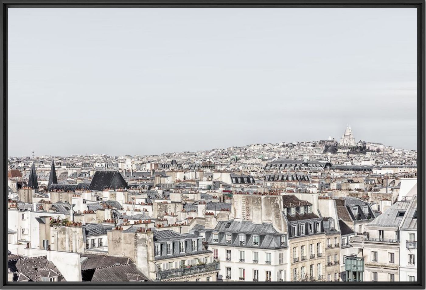 Kunstfoto BUTTE MONTMARTRE - LAURENT DEQUICK - Foto schilderij