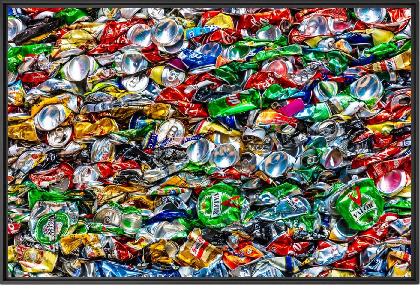 Photograph CANS COMPRESSION - LAURENT DEQUICK - Picture painting