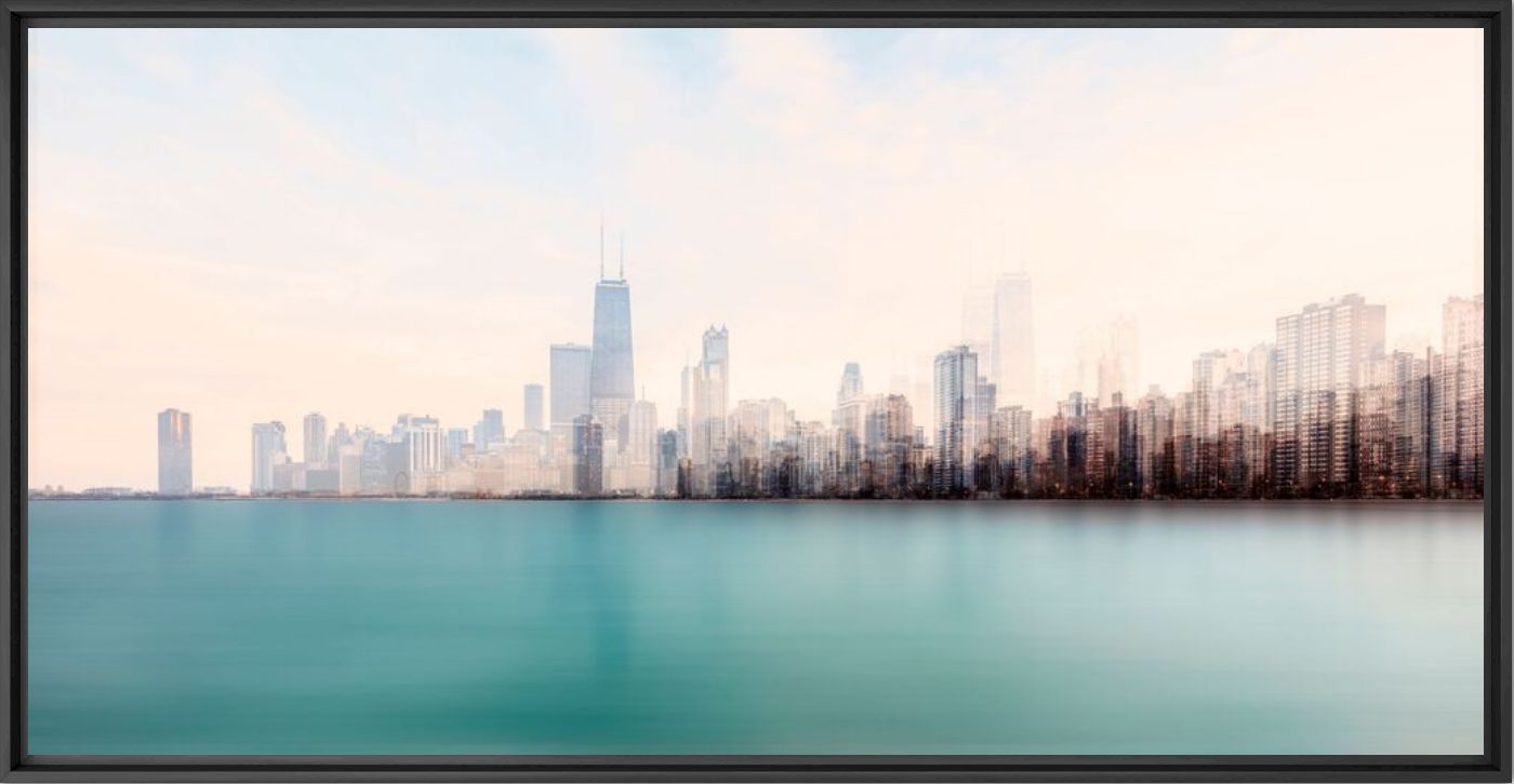 Photograph CHICAGO FROM THE LAKE - LAURENT DEQUICK - Picture painting