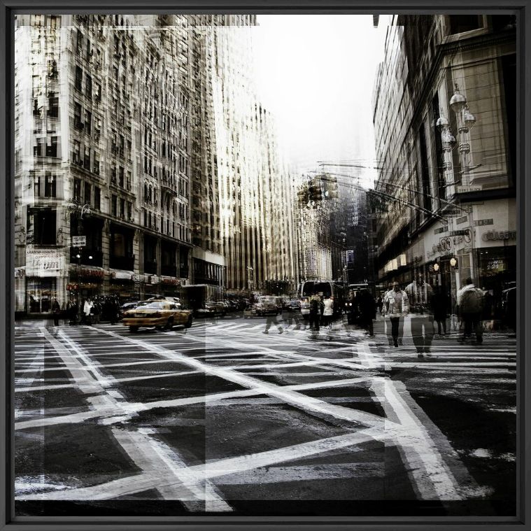 Photograph NY Cross Road II - LAURENT DEQUICK - Picture painting