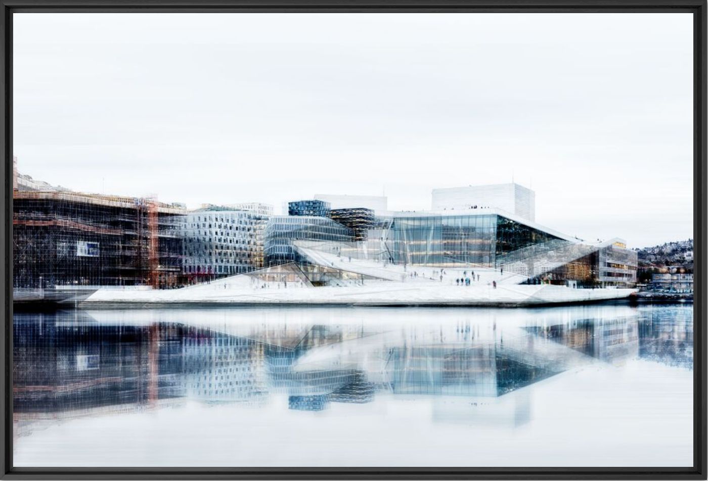 Kunstfoto OSLO - DEN NORSKE OPERA ET BALLETT - LAURENT DEQUICK - Foto schilderij