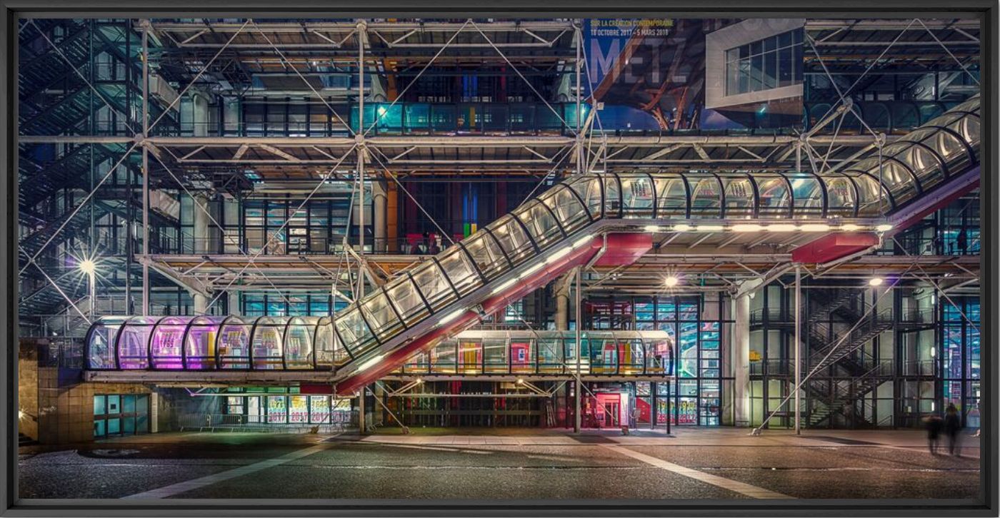 Photographie PARIS BEAUBOURG 40 ANS APRES - LAURENT DEQUICK - Tableau photo