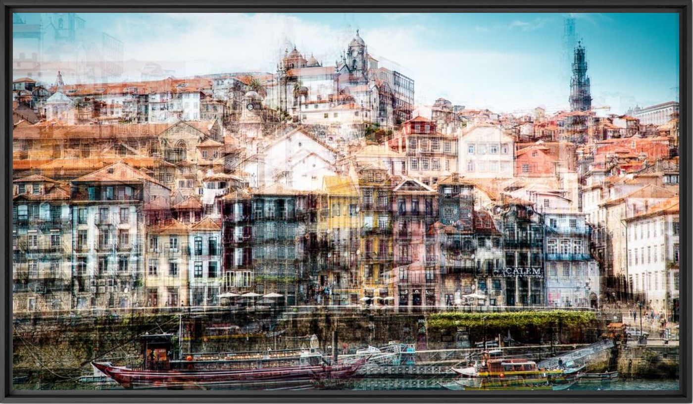 Photograph PORTO  CAIS DA ESTIVA - LAURENT DEQUICK - Picture painting