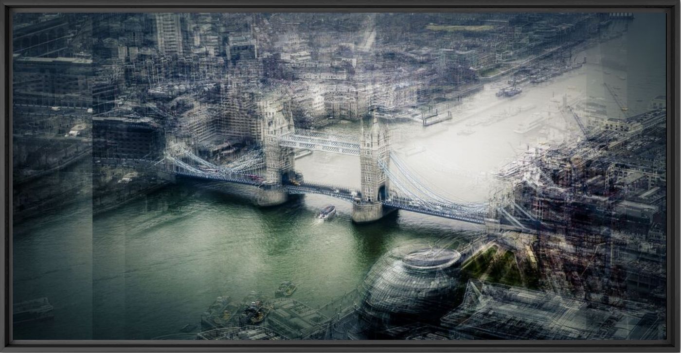 Kunstfoto Tower Bridge - LAURENT DEQUICK - Foto schilderij