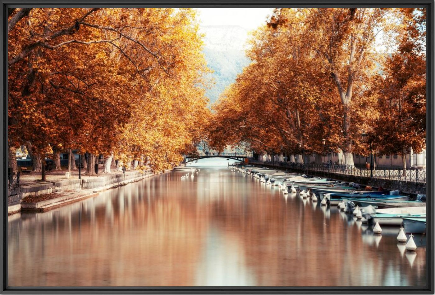 Kunstfoto ANNECY-CANAL DU VASSE II -  LDKPHOTO - Foto schilderij