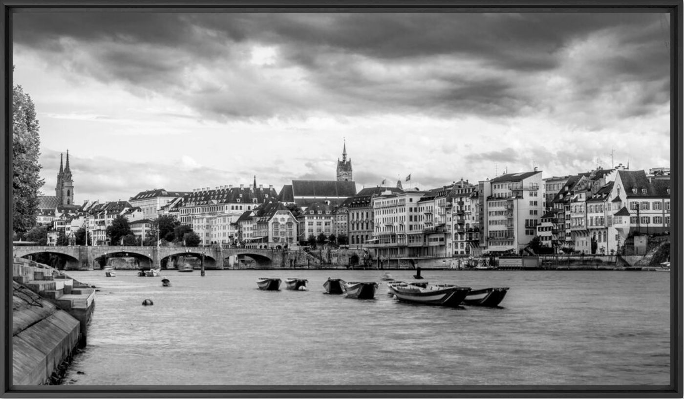 Photograph BASEL RHEIN I -  LDKPHOTO - Picture painting