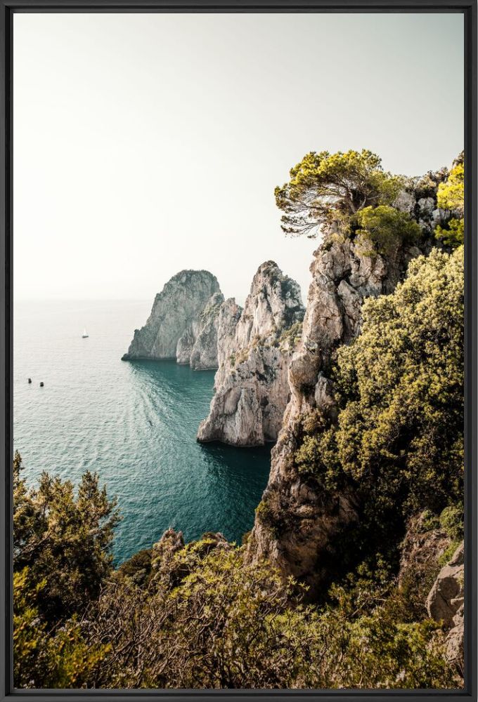 Kunstfoto CAPRI-PORTO TRAGARA -  LDKPHOTO - Foto schilderij