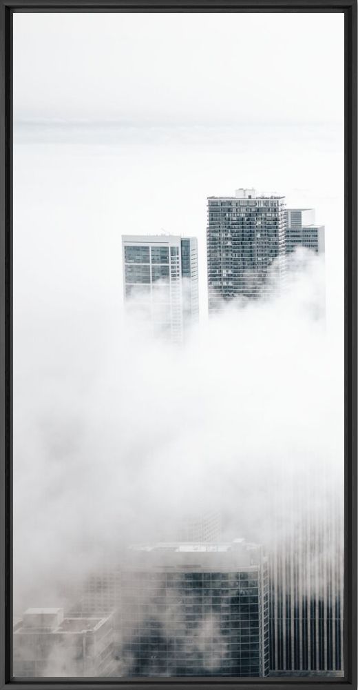 Fotografía Chicago clouds city 1 -  LDKPHOTO - Cuadro de pintura