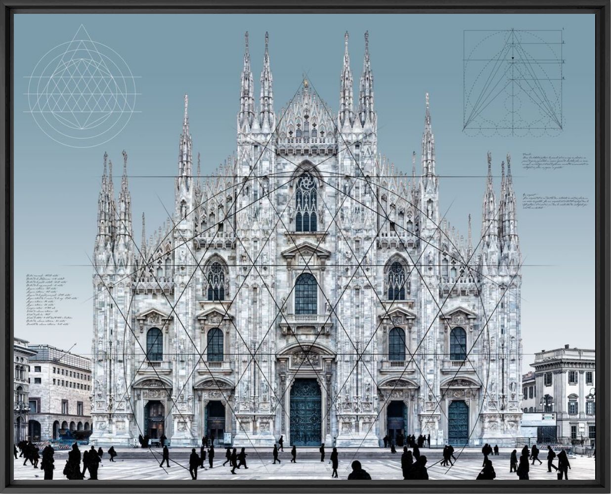 Kunstfoto Epure - Duomo -  LDKPHOTO - Foto schilderij