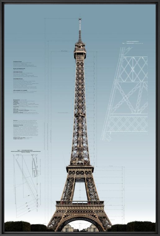Fotografia Epure - Tour Eiffel -  LDKPHOTO - Pittura di immagini