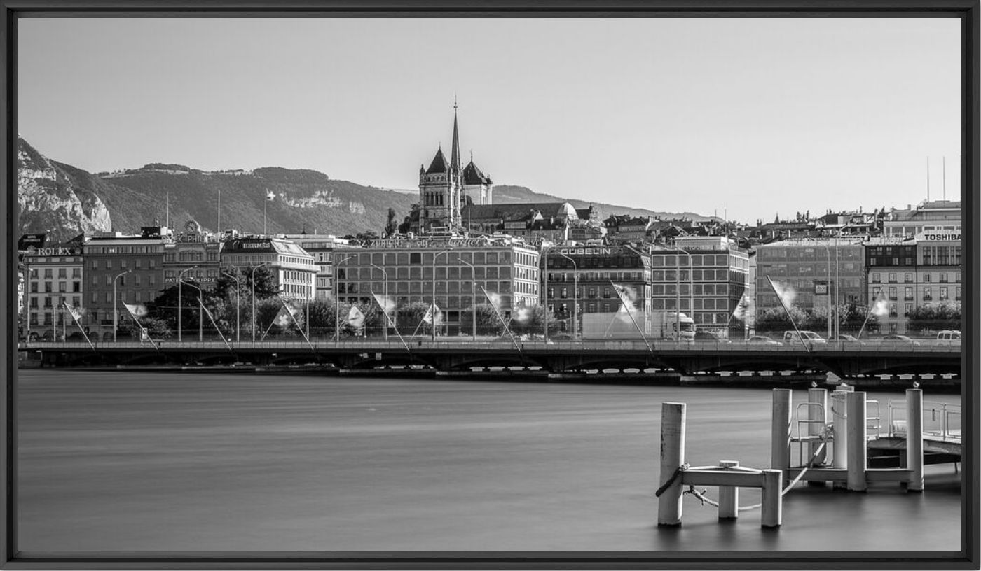 Kunstfoto GE PONT DU MONT BLANC II -  LDKPHOTO - Foto schilderij