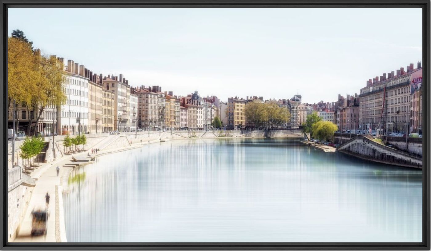 Fotografie LYON - QUAI ST VINCENT -  LDKPHOTO - Bildermalerei