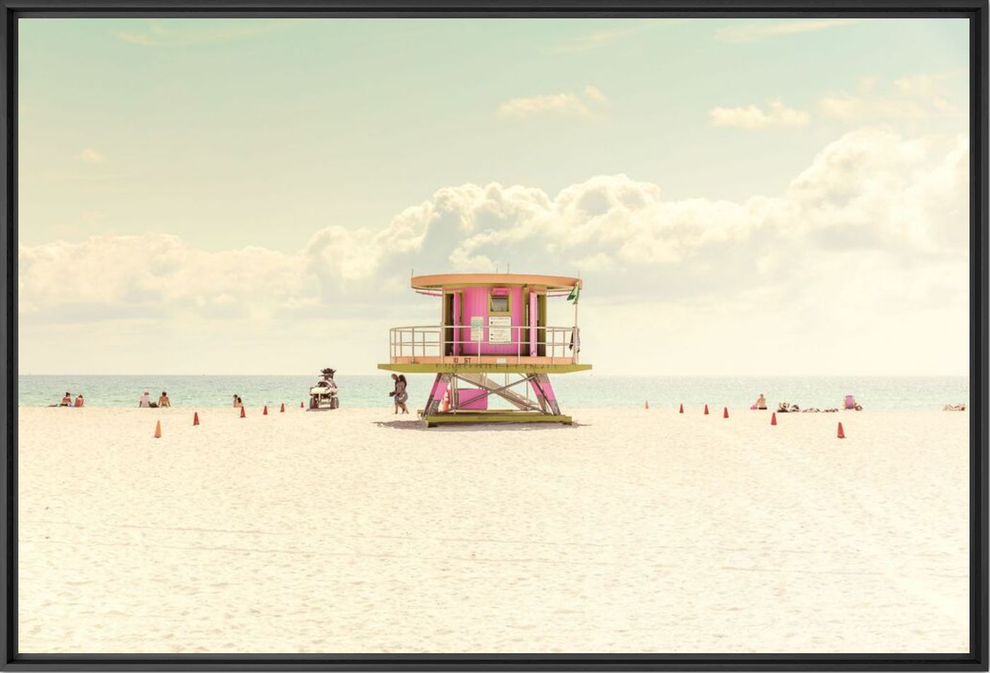 Fotografia MIAMI BEACH-LIFEGUARD STAND II -  LDKPHOTO - Pittura di immagini