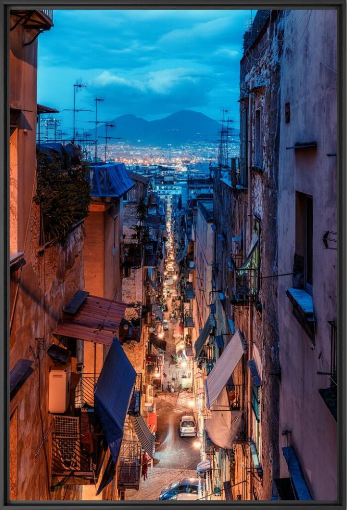 Kunstfoto NAPOLI-QUARTIERI SPAGNOLI -  LDKPHOTO - Foto schilderij