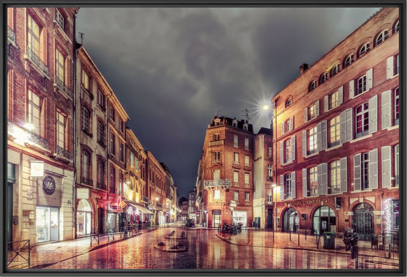 Kunstfoto PLACE ST ETIENNE I -  LDKPHOTO - Foto schilderij