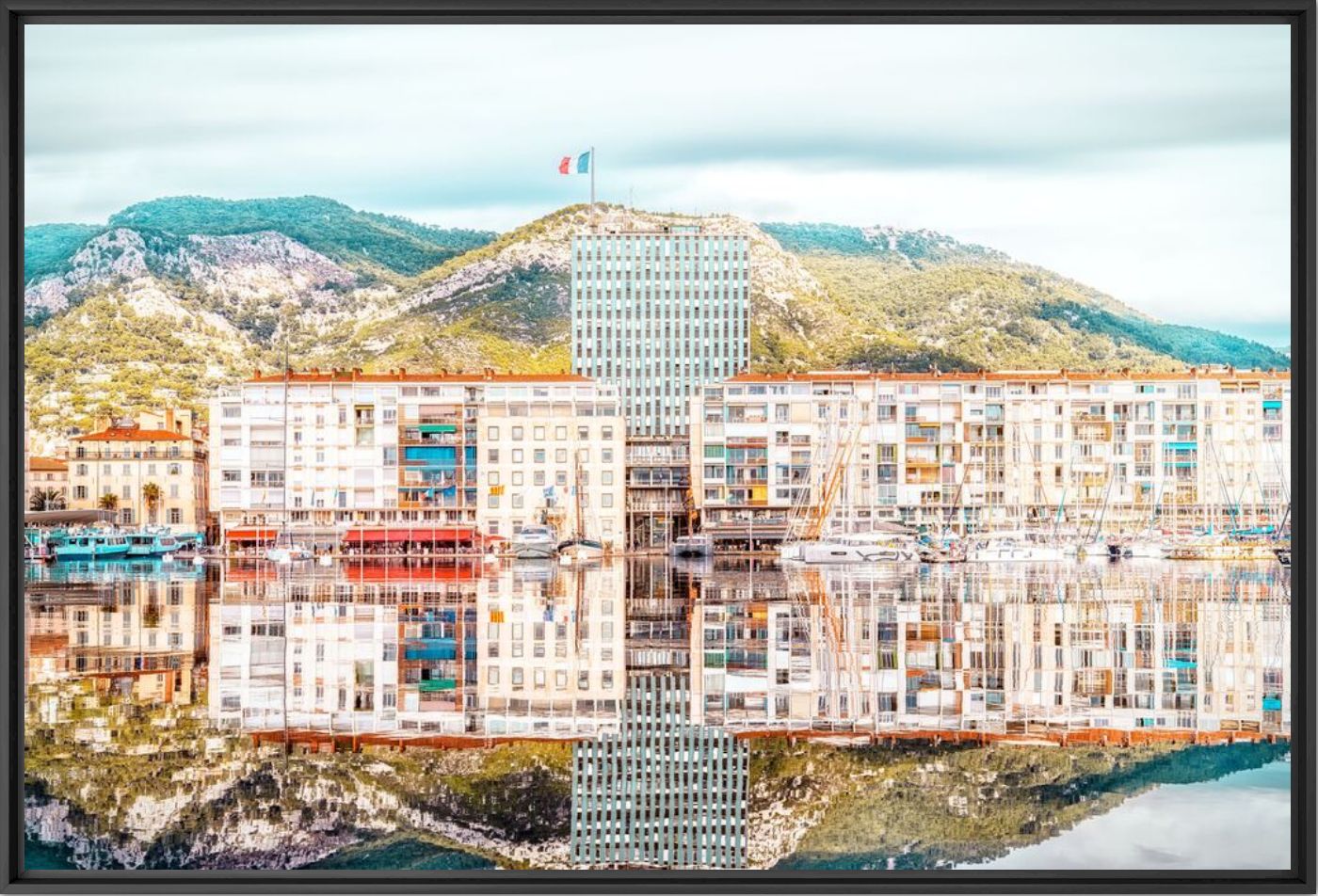 Kunstfoto Plaisance mairie Faron Toulon -  LDKPHOTO - Foto schilderij