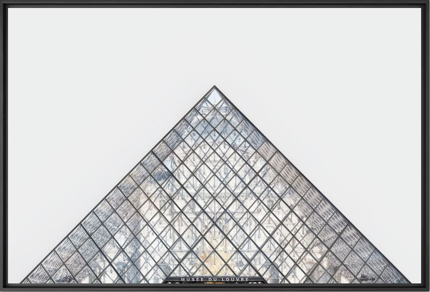 Kunstfoto PYRAMIDE - PALAIS DU LOUVRE -  LDKPHOTO - Foto schilderij