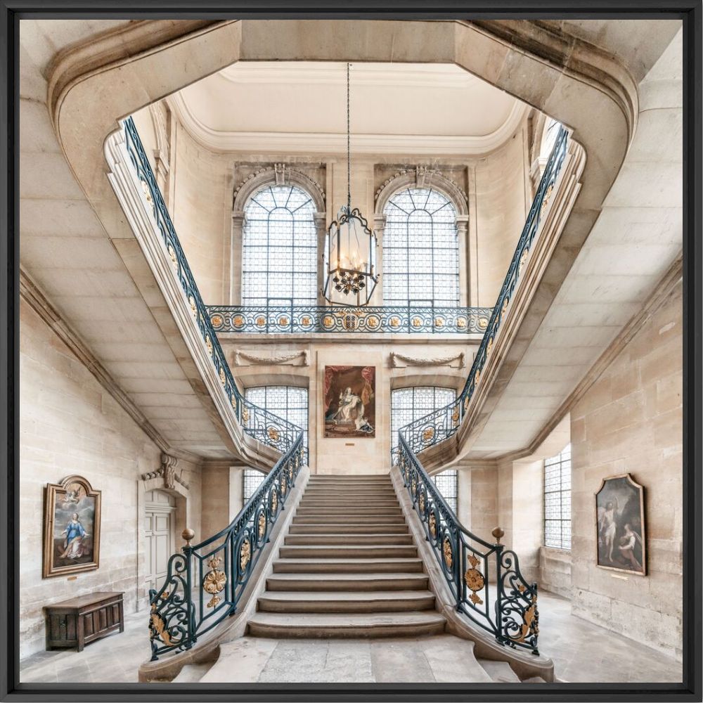 Photograph REIMS - GRAND ESCALIER D HONNEUR I -  LDKPHOTO - Picture painting