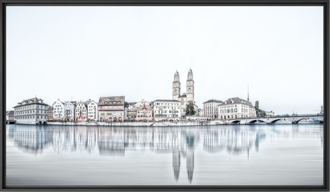 Kunstfoto ZURICH SKYLINE -  LDKPHOTO - Foto schilderij