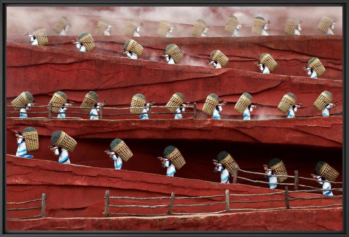 Fotografía Red Mountain Tea Road - Leyla Emektar - Cuadro de pintura