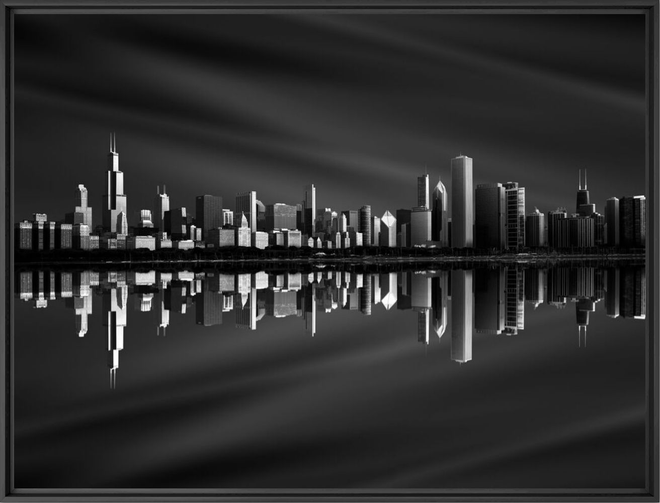 Chicago Monuments noir et blanc LP PROVOST Photographies d art