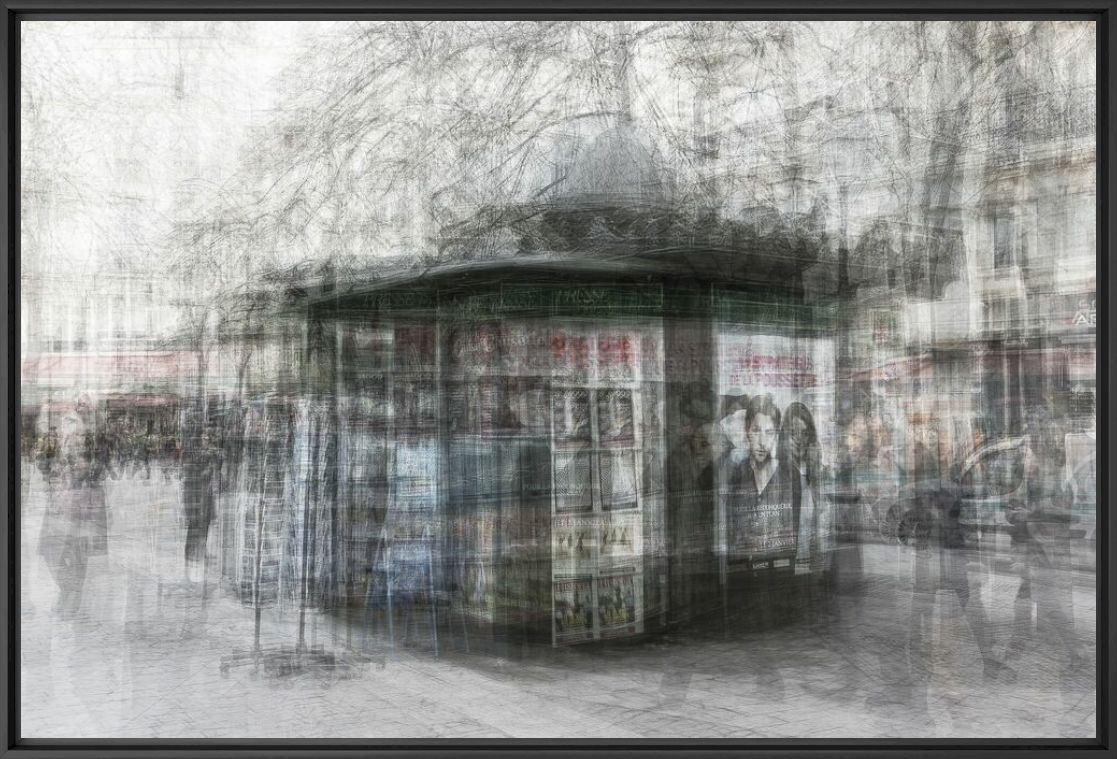 Kunstfoto Kiosque - LUC MARCIANO - Foto schilderij