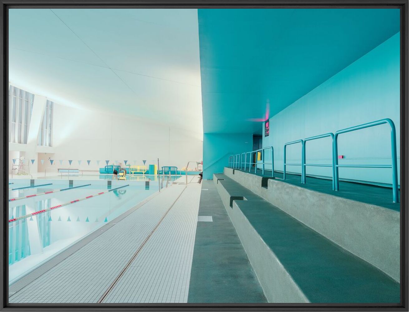 Photograph BAGNEUX SWIMMING-POOL - LUDWIG FAVRE - Picture painting