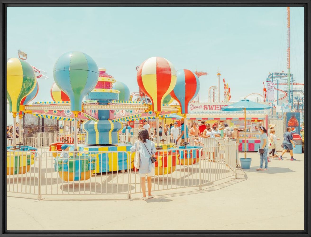 Kunstfoto Balloons Coney Island - LUDWIG FAVRE - Foto schilderij