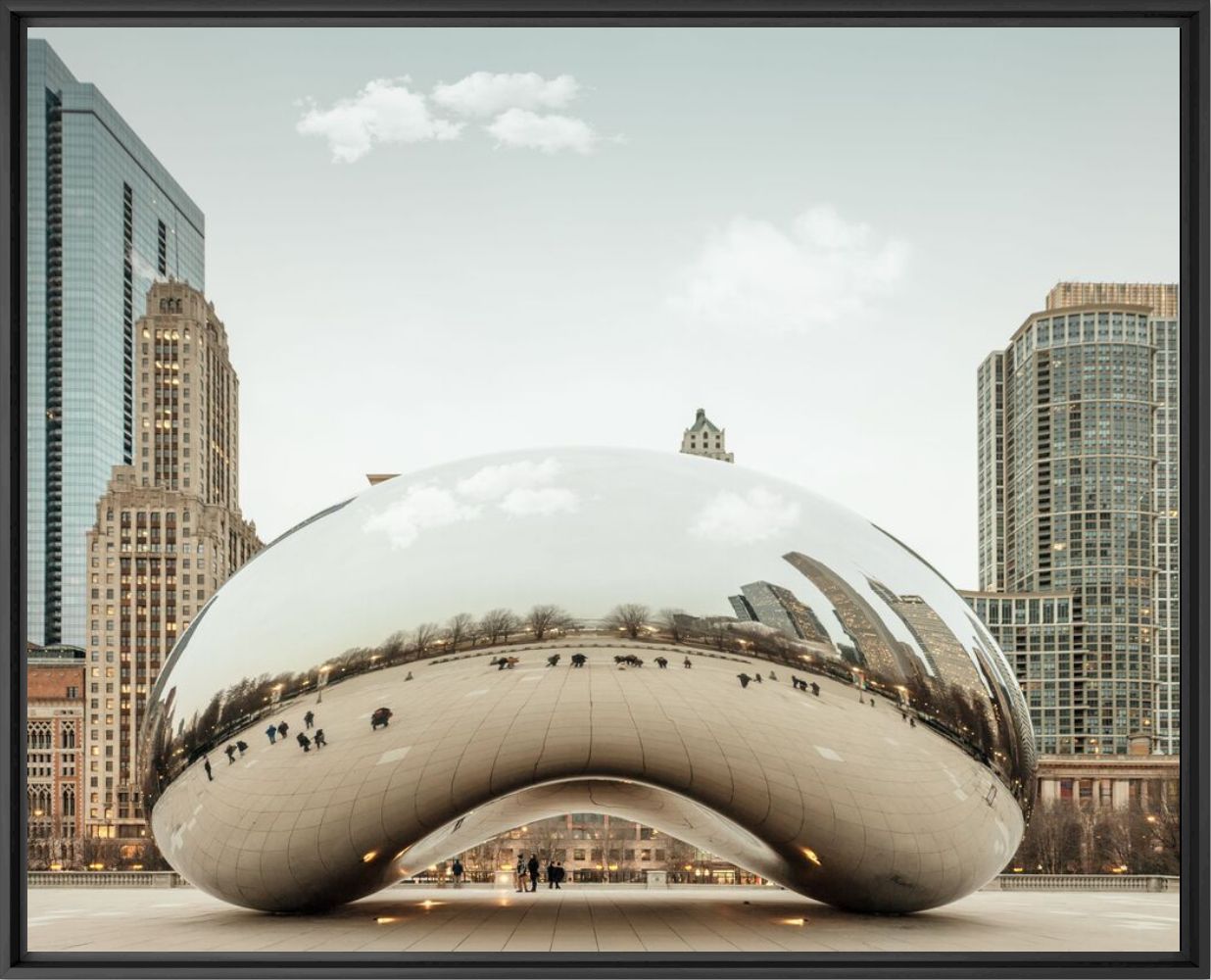 Kunstfoto BEAN CHICAGO - LUDWIG FAVRE - Foto schilderij