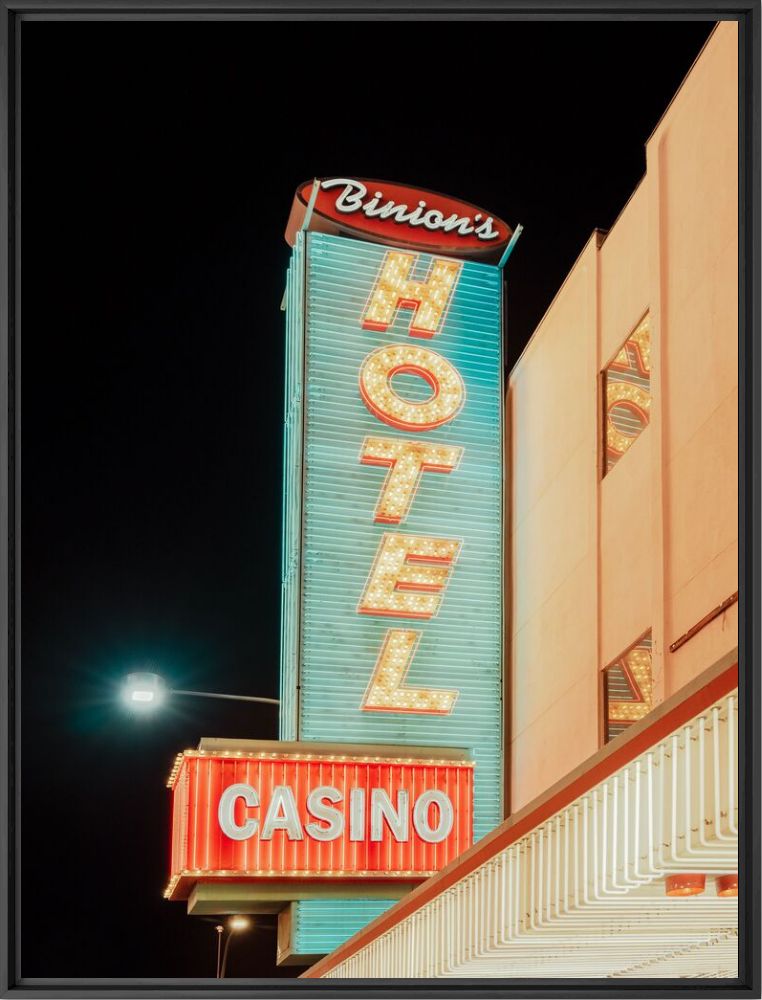 Photograph Binions Las Vegas - LUDWIG FAVRE - Picture painting