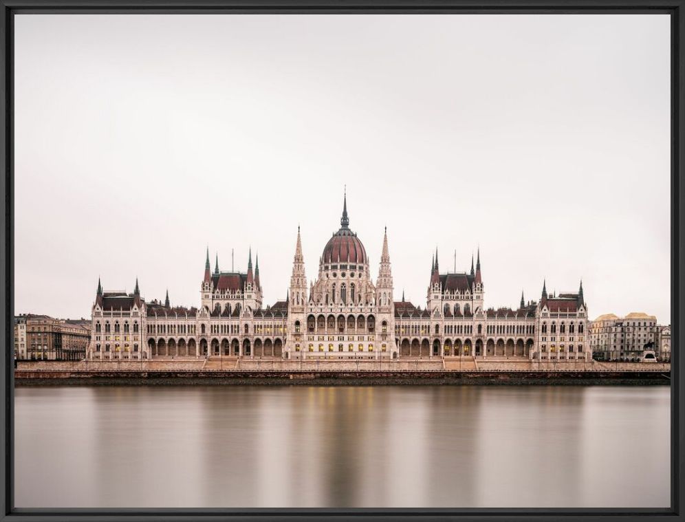 Photograph BUDAPEST PARLMENT - LUDWIG FAVRE - Picture painting