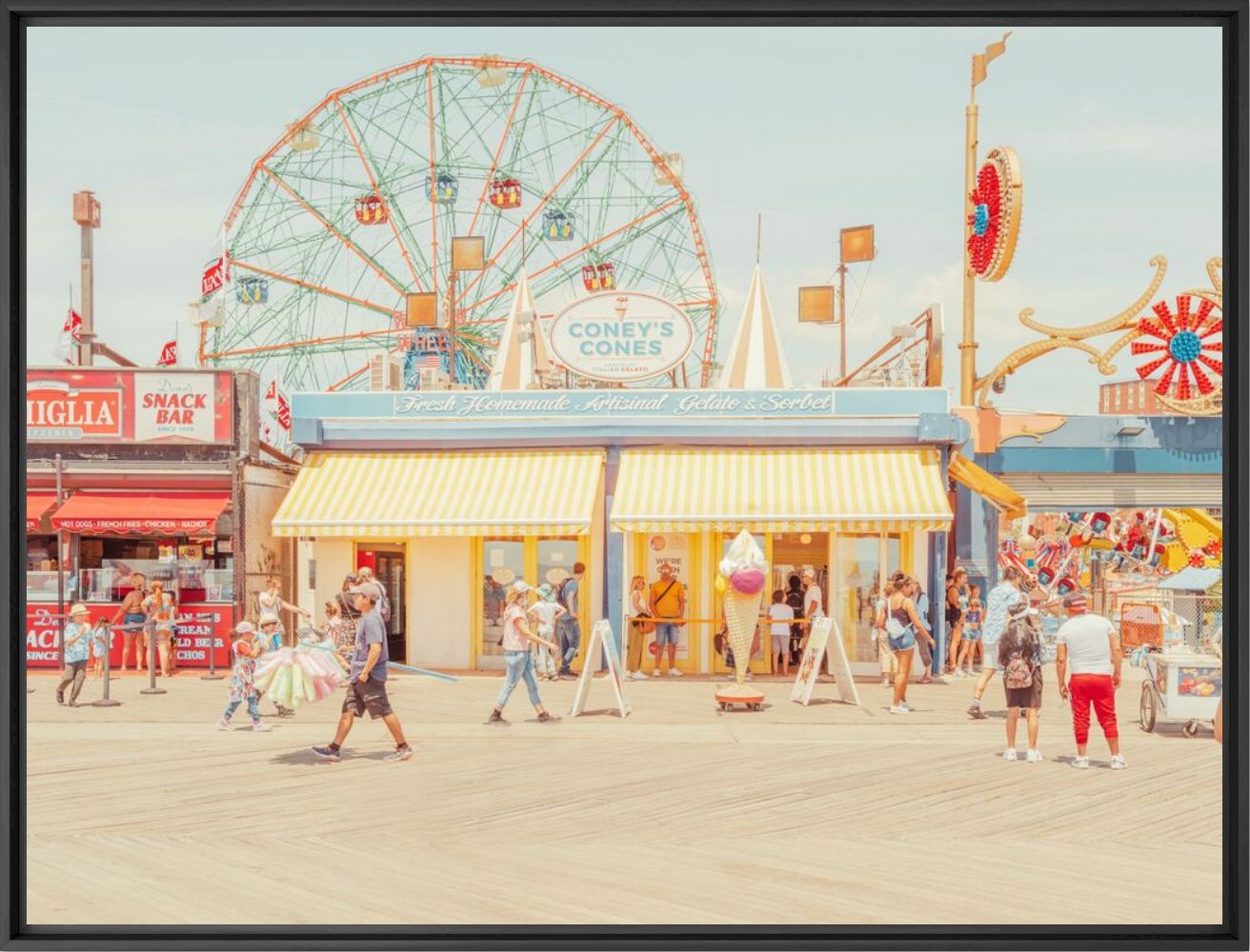 Kunstfoto Coney's cone - LUDWIG FAVRE - Foto schilderij