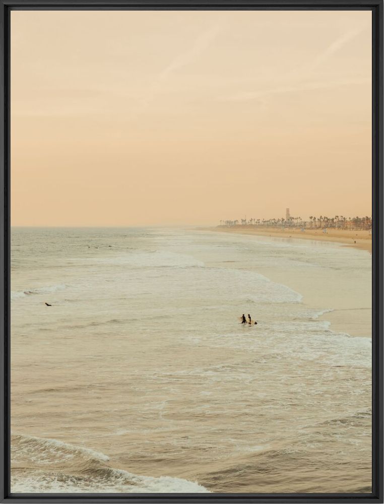 Photograph Huntington Beach Surfers - LUDWIG FAVRE - Picture painting