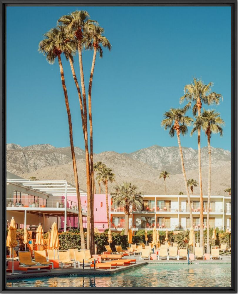 Kunstfoto ICONIC POOL PALM SPRINGS - LUDWIG FAVRE - Foto schilderij