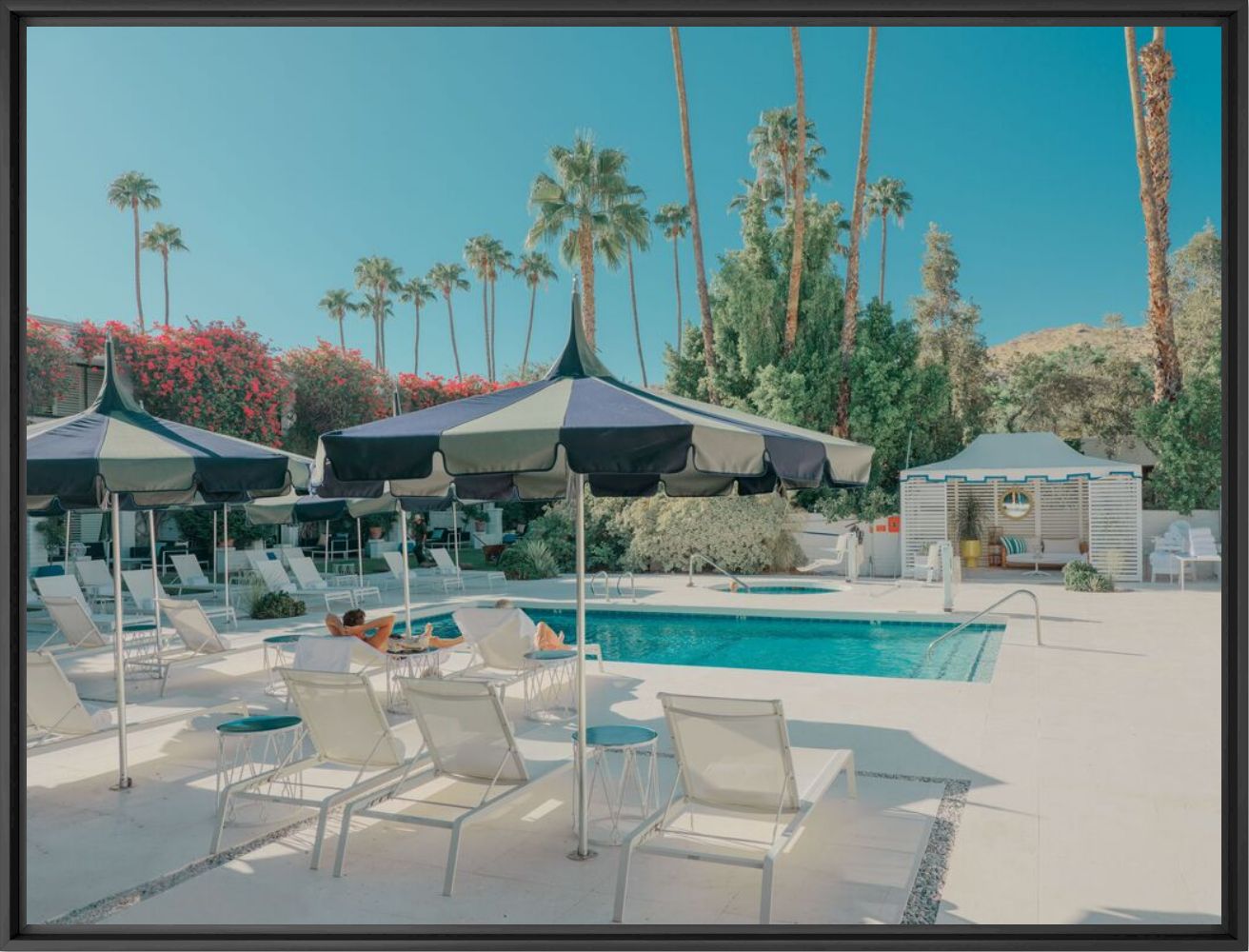 Photograph LUXE HOTEL POOL PALM SPRINGS - LUDWIG FAVRE - Picture painting