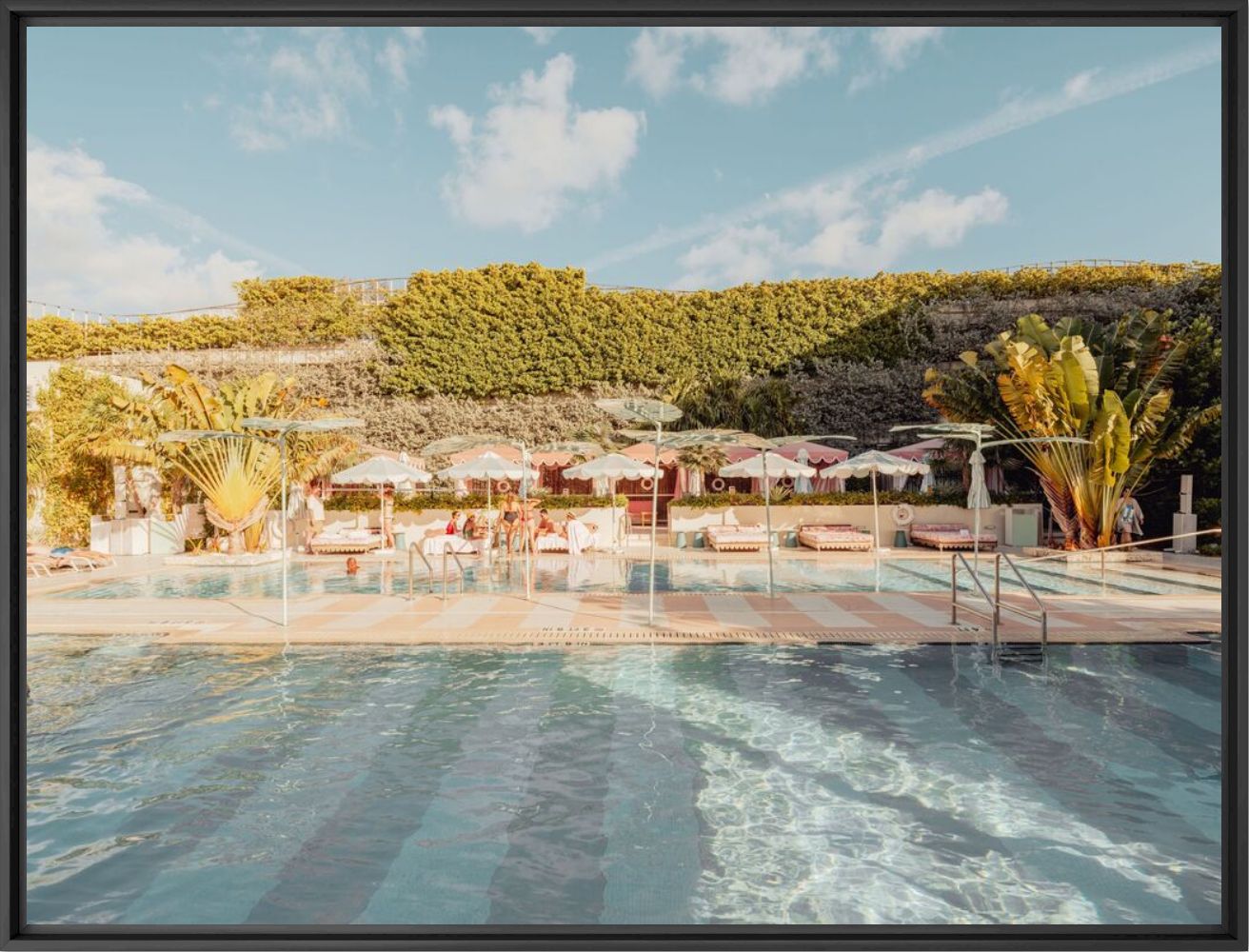 Photographie Miami pool - LUDWIG FAVRE - Tableau photo