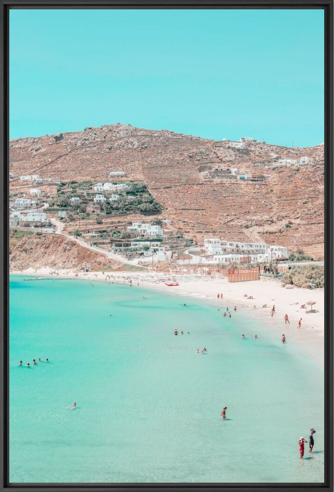 Kunstfoto MYKONOS SOUTH BEACH - LUDWIG FAVRE - Foto schilderij