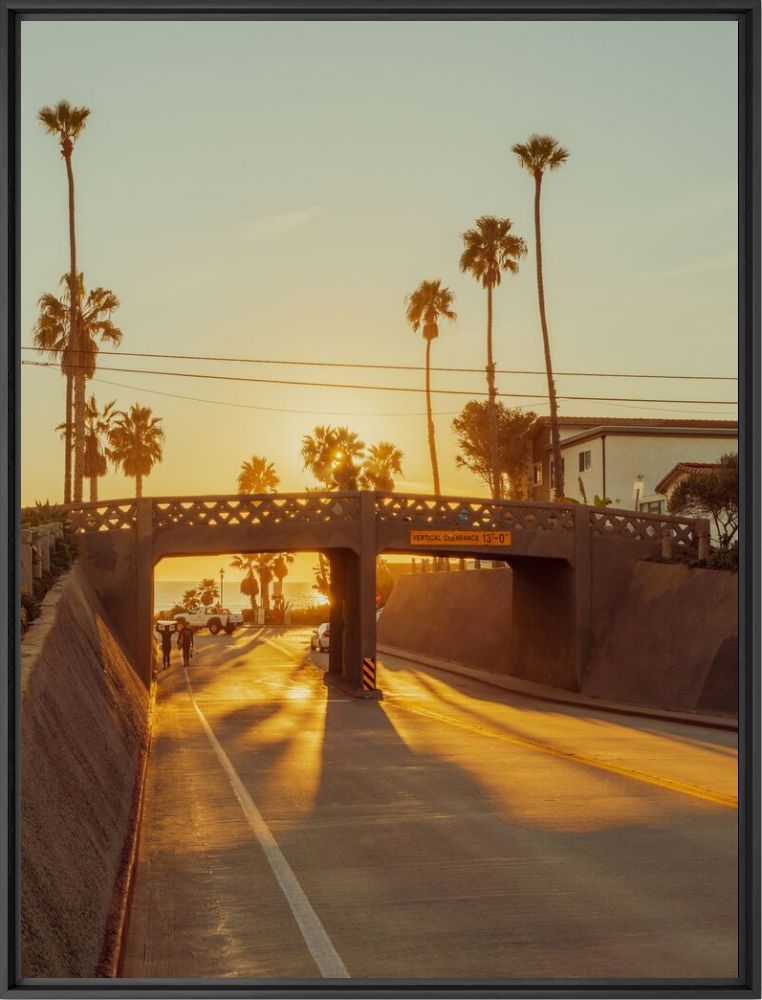 Photographie Oceanside, California bridge - LUDWIG FAVRE - Tableau photo