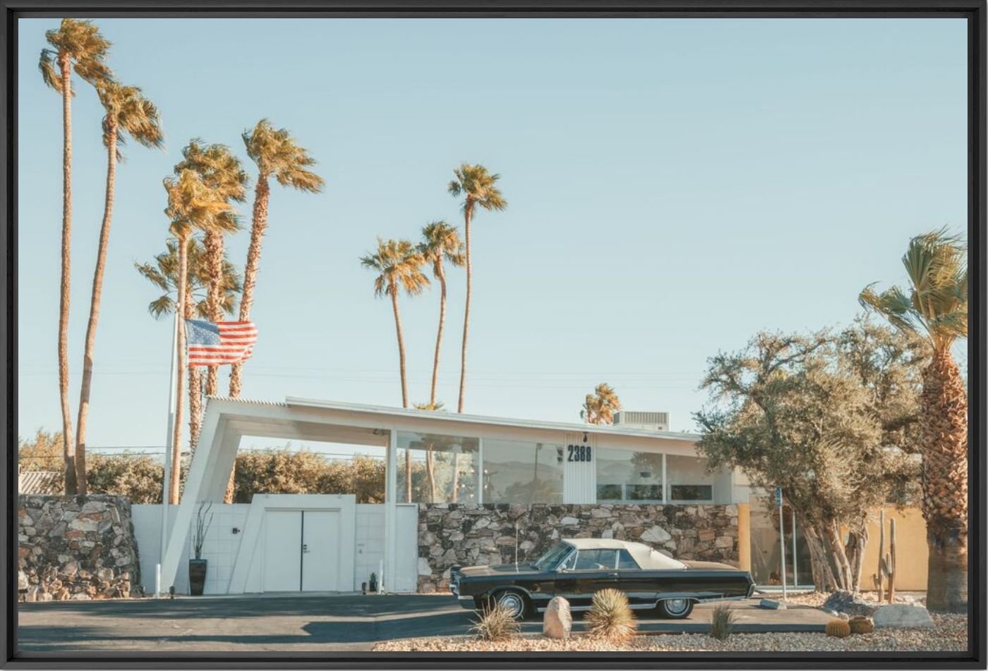 Photographie PALM SPRINGS HOUSE - LUDWIG FAVRE - Tableau photo