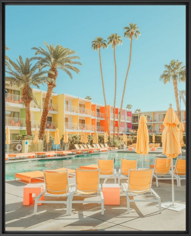 Photograph PALM SPRINGS ICONIC POOL III - LUDWIG FAVRE - Picture painting